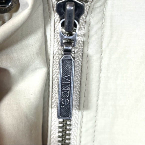 Vince Windbreaker Utility Cinched Waist Jacket 3/4 Sleeve Size Small - Picture 6 of 9